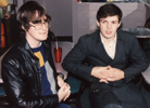 Greg and Neil relaxing