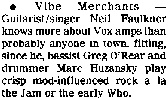 Band listing